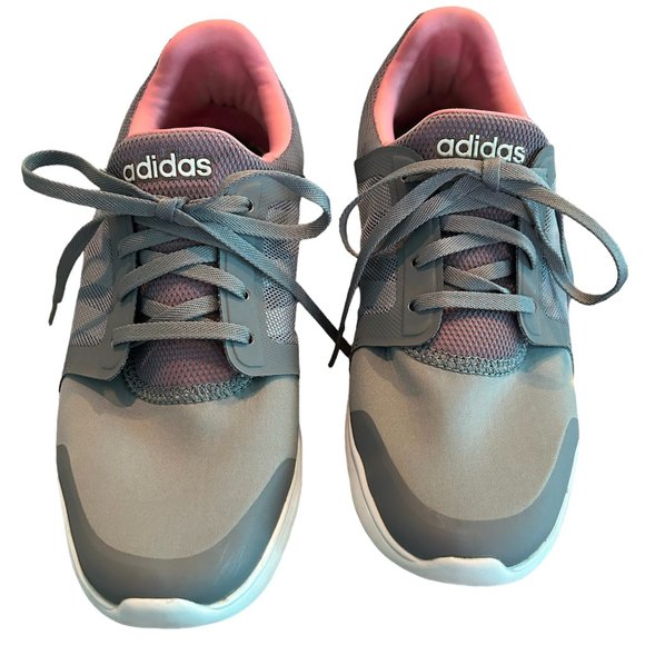 Adidas Cloudfoam Women's Running Shoes Gray Athletic Sneakers Size US7.5 EU 37.5 - Picture 1 of 16
